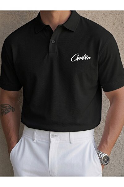 classy moda Μπλουζάκι Unisex με στάμπα με αστέρια και καλλιγραφικά γράμματα κ...