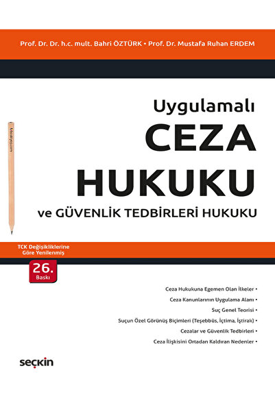 Seçkin Yayıncılık Uygulamalı Ceza Hukuku ve Güvenlik Tedbirleri Hukuku Prof. ...