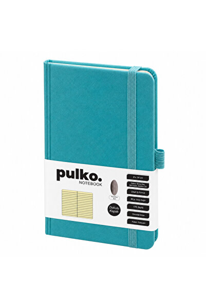 PULKO Notebook Notebook, (9X14Cm), Accordion Spine, Textured Hard Cover, 176 ...