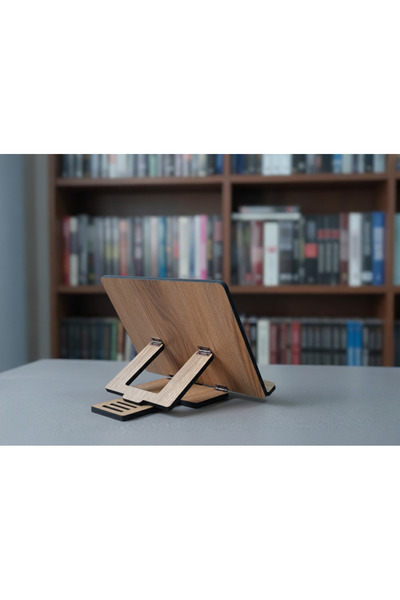 hü ma tasarım ve aksesuar İsim Yazılabilir Kişiselleştirilebilir Kitap Okuma Standı Kuran Rahlesi Tablet Standı Hafız İçin Öğrenci İçin Hediye