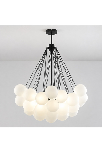 VİSENTE HOME Bubble Buzlu Cam Küreli Modern Sarkıt Avize