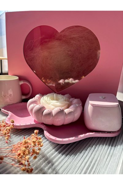 Dabris Decor Set Cadou LOVE Roz