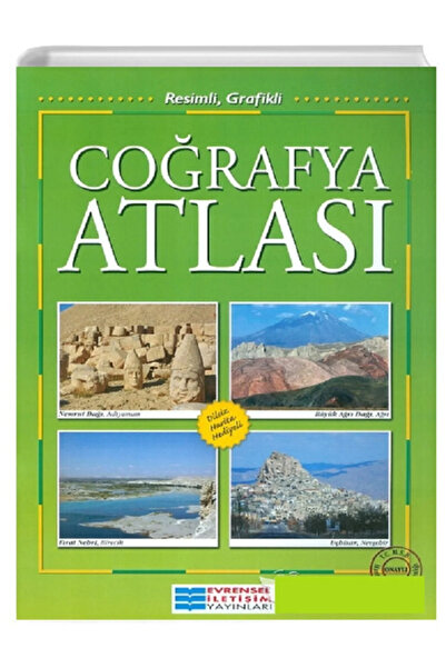 Evrensel İletişim Yayınları Tarih ve Coğrafya Atlası - Resimli Grafikli 2 Kitap Set