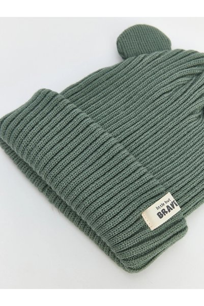 LC Waikiki Khaki Ear Detailed Baby Boy Beanie
