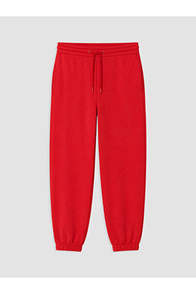 LC Waikiki Red Women's Thick Jogger Sweatpants