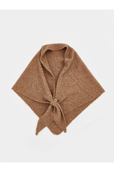 LC Waikiki Brown Knitwear Women's Scarf