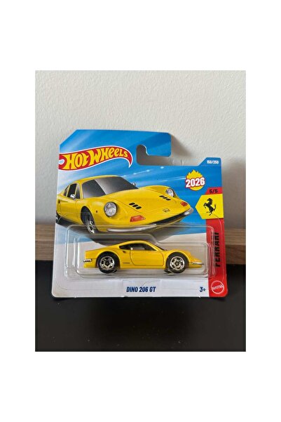 HOT WHEELS Ferrari Dino 206 GT Sarı