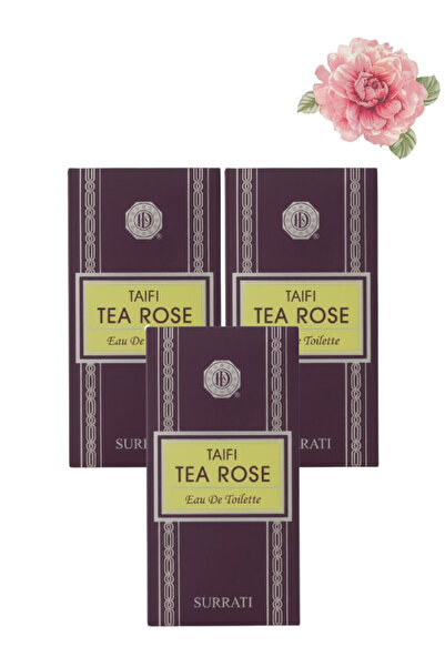 Surrati 3 Pieces Taifi Tea Rose Perfume 60ML