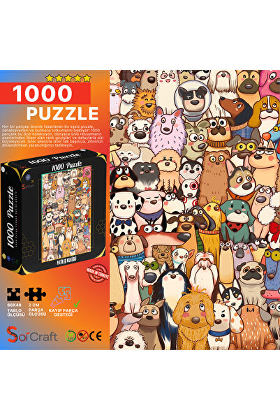 Soi Craft 1000 Parça Puzzle Patiler Kulübü #6582