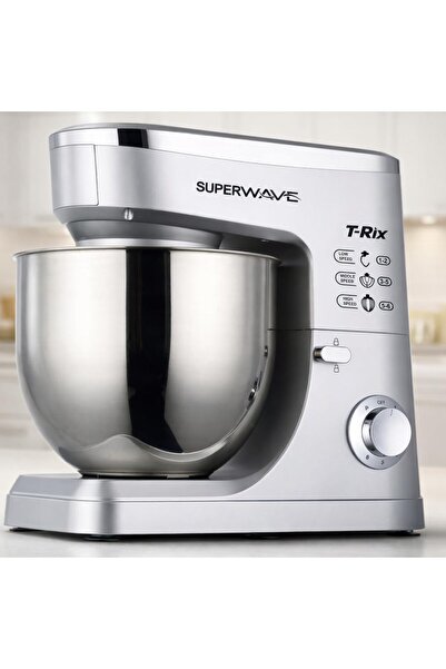 mastergold SUPERWAVE T-Rix Electric Mixer 1500W, 7 Liter Stainless Steel Bowl...