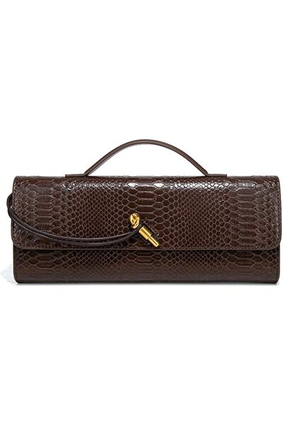 GENERAL Suede Woven Evening Clutch Purses Women Crossbody Shoulder Hobo Handbag