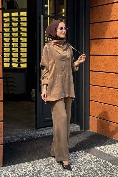 QOOQ STORE QOOQ Pantolonlu Takım 27FW227T Haki