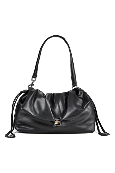 Replay Schultertasche Leder 20 cm