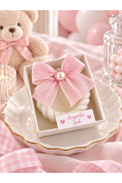 pixart design candle home decor Bebek Doğum Günü Mevlüt Mevlit Baby Shower İn...