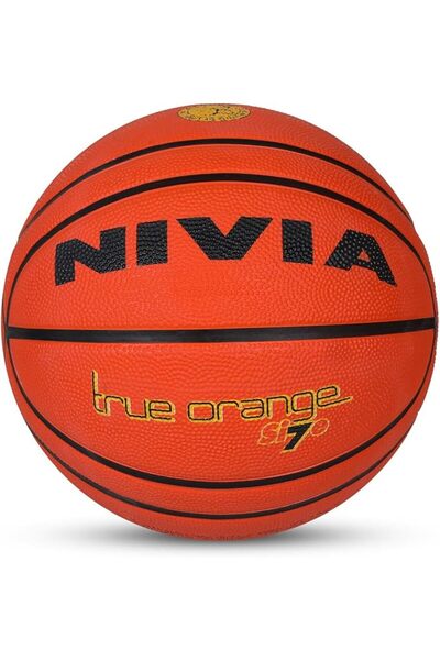 Nivia Regular-True Basketball, Size 7 (Orange)