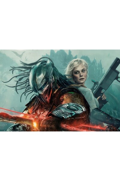 OEM Αφίσα Πολεμιστής Yautja από το The Predator: Οι Άγριες Ερήμοι 2025, 61x90...