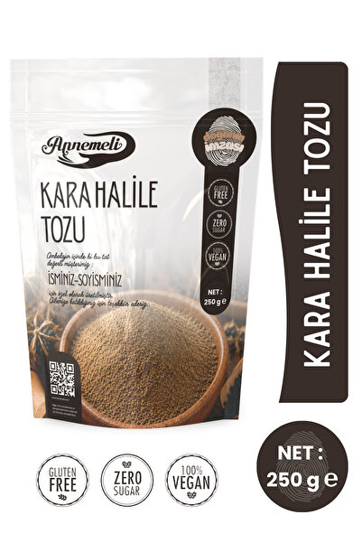 Annemeli Kara Halile Tozu 250 Gr – Öğütülmüş Karahalile Meyvesi, Terminalia C...