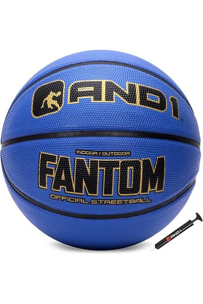 AND1 End1 Accelerate Rubber Basketball: Official Regulation Size 7 (75cm) - D...
