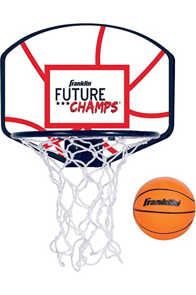 Franklin Sports حلبة كرة سلة صغيرة للأطفال - حلبة كرة سلة تُعلق فوق الباب مع ...