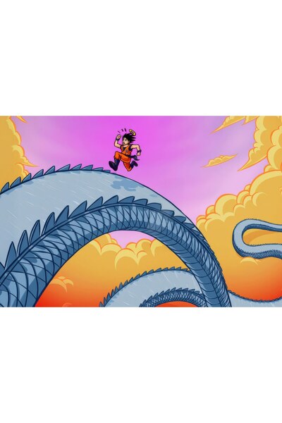 OEM Poster Goku O Viză într-un Instant al Forței, 61x90 cm, poster5217