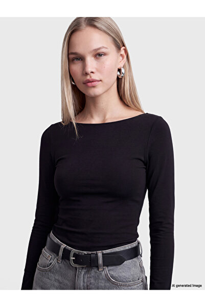 LC Waikiki Two Mt Shop Quality Lcw Vision Black Combed Cotton Plain Super Ski...