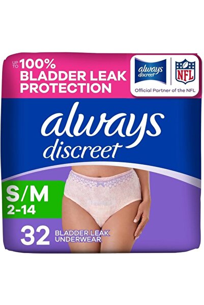 Always Discreet Adult Incontinence & Postpartum Incontinence Underwear for Wo...