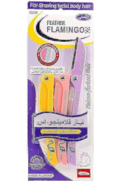 Flamingo Feather-Flamingo Razor For Face & Body Shaving