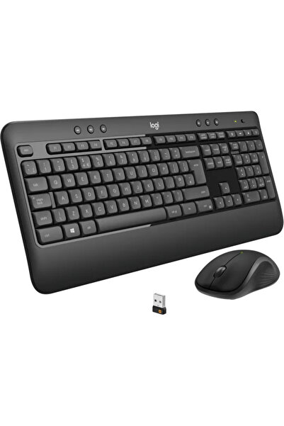 logitech Set tastatură și mouse wireless MK540 ADVANCED, layout QWERTZ elveți...