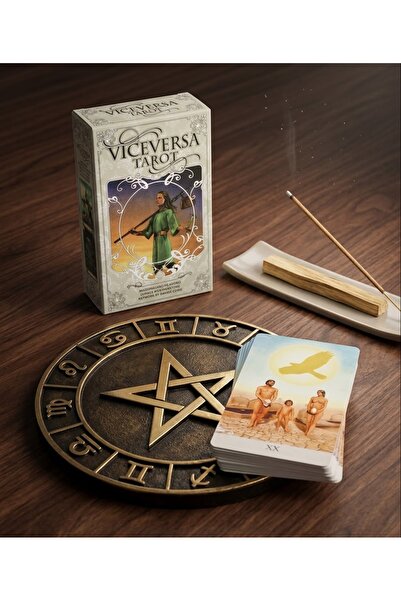 Galaksi Dükkanı Viceversa Tarot Destesi /Çift Yönlü Tarot Kartları -10cm 6,5c...