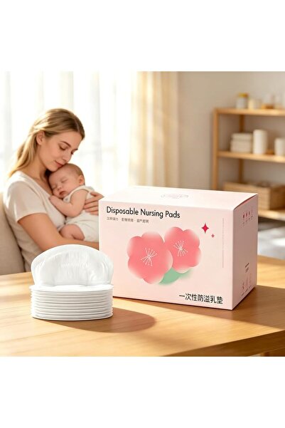 SmartMaster 100PCS Disposable Breast Pads,Ultra-Thin Anti Overflow Milk Pad,S...