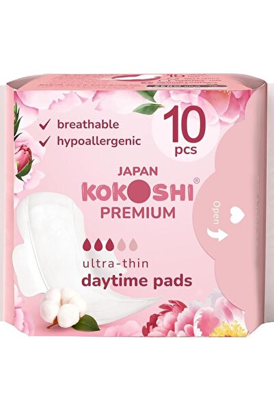Kokoshi Premium Japanese Sanitary Pads for Women – 245mm, 10pcs