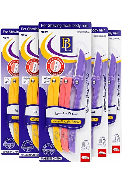 BOLAND LAURA Poland Laura Women's Facial and Body Hair Removal Razors, Yellow...
