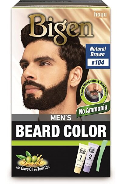 Bigen Beard صبغة لحية خالية من الامونيا للرجال من بيجن، لون اسود B101