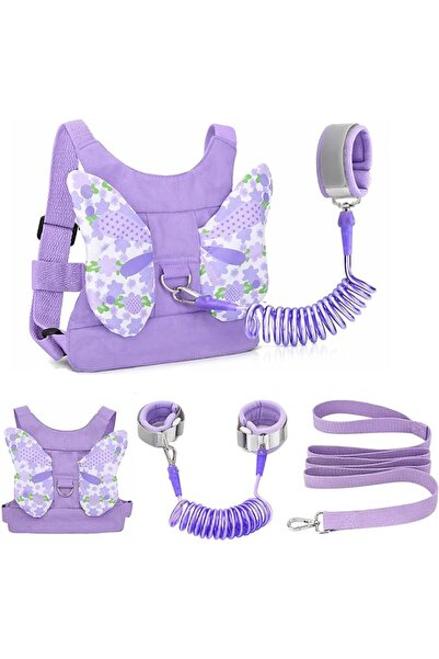 GENERAL Toddler Safety Harness + Anti-Lost Wrist Link for Toddler Walking & A...