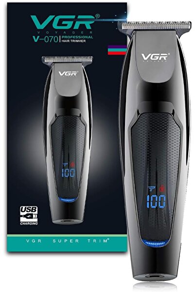 VGR V-070 Professional Hair Trimmer Runtime: 120 min Trimmer for Men (Black)