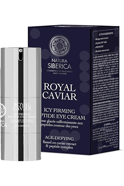 Natura Siberica Royal Caviar Eye Cream Icy Firming Peptide Eye Cream, 15ml