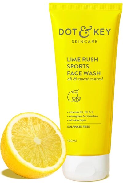 Dot KEY غسول الوجه الرياضي دوت آند كي لايم راش ينظف الزيوت والعرق والأوساخ بع...