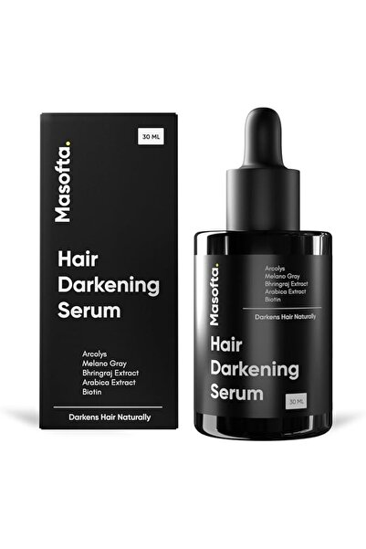 Masofta Anti Gray Hair Darkening Serum | Reverses & Limits Hair & Beard Grayi...