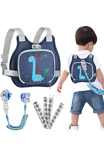 GENERAL Lingge Toddler Anti-Lost Wrist Strap Safety Rope for Kids Cute Dinosa...