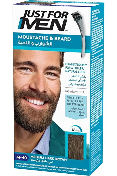 Just For Men M40 Medium Dark Brown Beard Dye