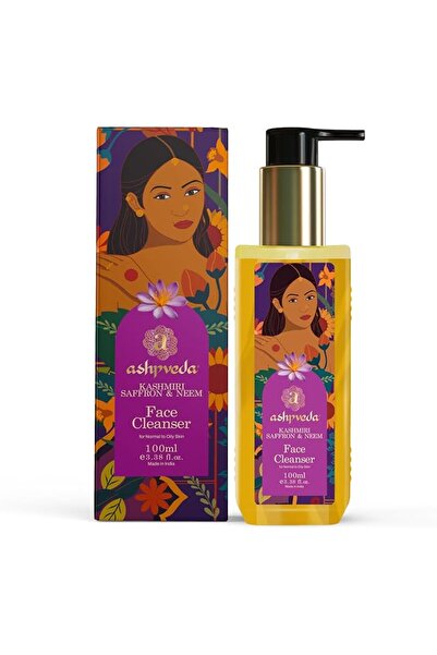 Ashpveda Ashvinda Kashmiri Saffron & Neem Face Wash for Daily Skin Exfoliatio...