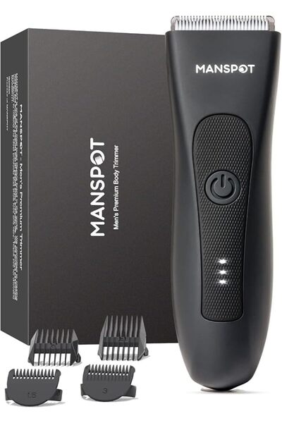 MANSPOT Body Groomer for Men, Safe Groin & Body Trimmer