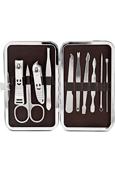 Lawazim Nail Clipper Set - 10 Piece - Fingernail & Toenail Clippers Set Profe...