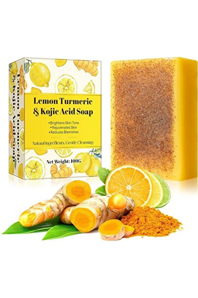 GENERAL Turmeric Soap Lemon Acid Kojic Soap Bar for Hyperpigmentation, Remove...