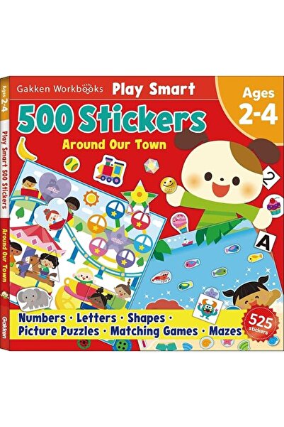 GENERAL Play Smart 500 Stickers Around Our Town: For Ages 2-4: 1