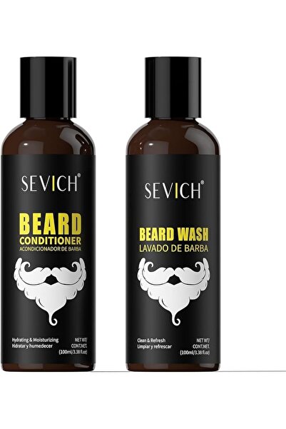 Sevich Beard Wash and Conditioner Set for Men,Natural Plant-Based Formula wit...
