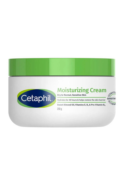 Cetaphil Moisturizing Cream for Sensitive Skin, 48-Hour Hydration, Fragrance-...