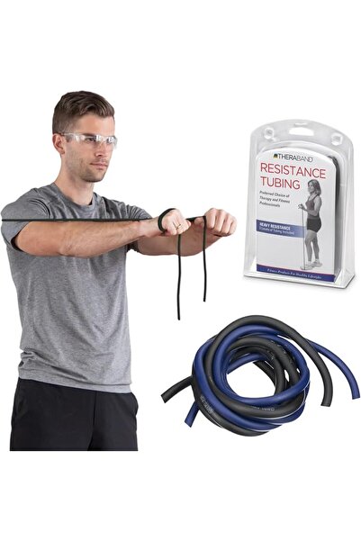 THERABAND أنابيب مقاومة من اللاتكس الاحترافية لتمارين الجزء العلوي والسفلي من...