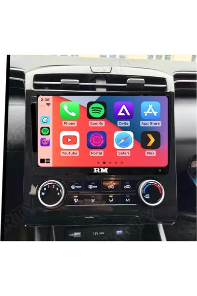 RM شاشة أندرويد من Roadmaster لسيارة توسان موديل 2022 2023 2024 مع إطار، تدعم...