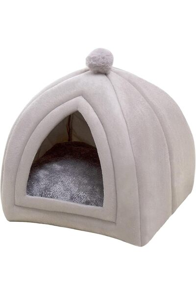 XNIUIU Portable Cat House for Indoor Cats Nest Dog Kitten Warm Winter, M